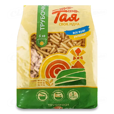 Вироби макаронні «Тая» «Ріжки» екстра, 1кг