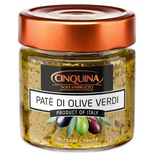 Паштет Cinquina з зелених оливок 212мл
