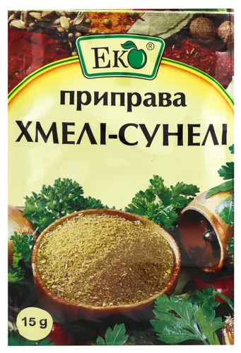 Суміш спецій Хмелі-Сунелі Еко 15г