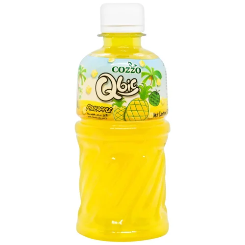Напій Cozzo Qbic з ананасовим соком та м'якоттю кокосу 0,32л