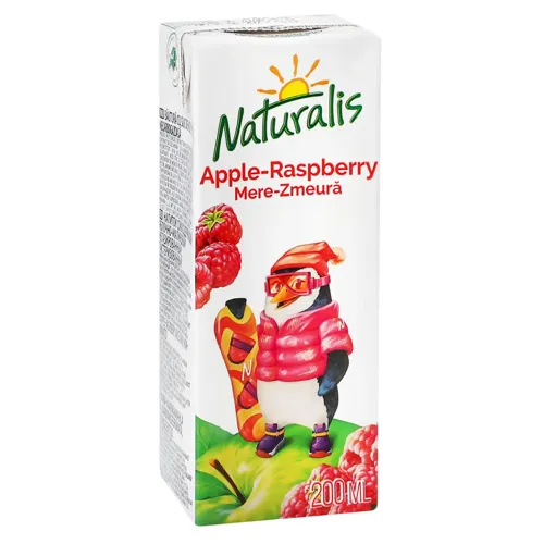 Нектар Naturalis Яблучно-малиновий 200мл