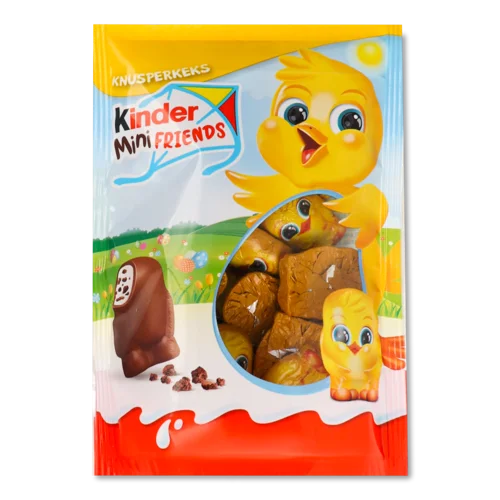 Цукерки Kinder Mini Friends Молочні З Начинкою З Печивом, 100г