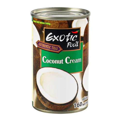 Вершки Кокосові Exotic Food, Залізна Банка, 160 мл