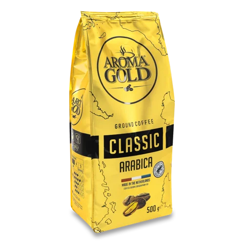 Кава Мелена Арабіка Classic Aroma Gold, В/ґ, 500г