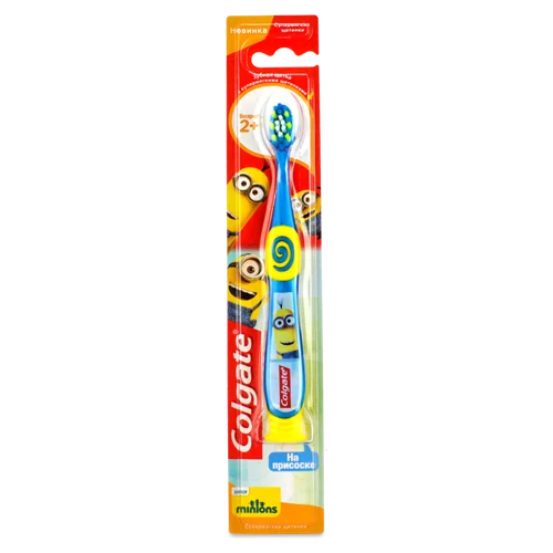 Зубна Щітка Дитяча Minions Colgate, М'яка, Від 2 Років, 1шт