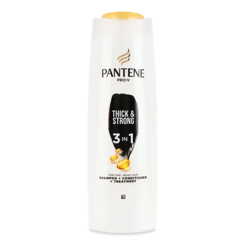 Шампунь-Бальзам-ополіскувач 3в1 Thick&Strong Pantene Pro-V, 360мл