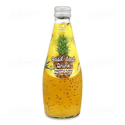 Напій Magic Fruit смак ананаса з насінням базиліку, 0,29л