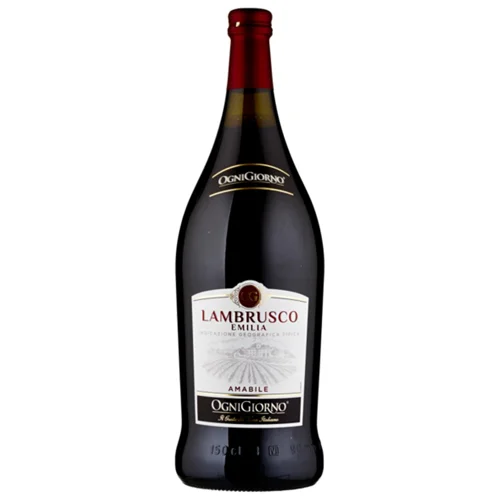 Вино ігристе Zonin Lambrusco червоне 8,5% 1,5л