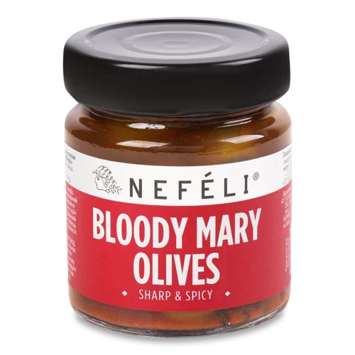 Оливки Nefeli Кривава Мері, вищого ґатунку, з/б, 300г