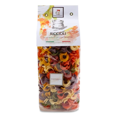 Макаронні Вироби Raffaelli Річіолі В/ґ 5 Смаків, 500 Г