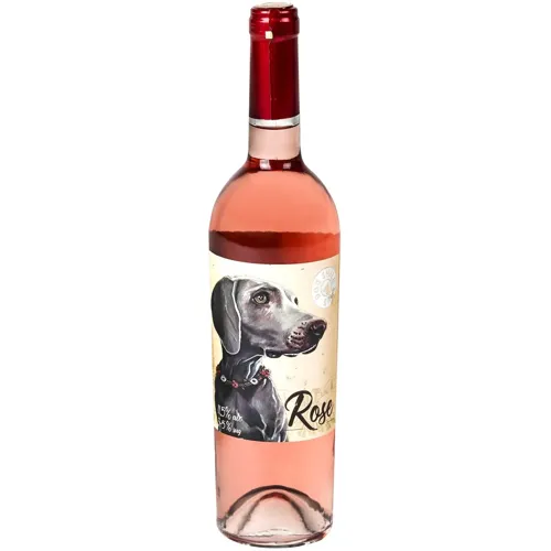 Вино Котнар Dogs Smile Rose рожеве напівсолодке 11,5% 0,75л