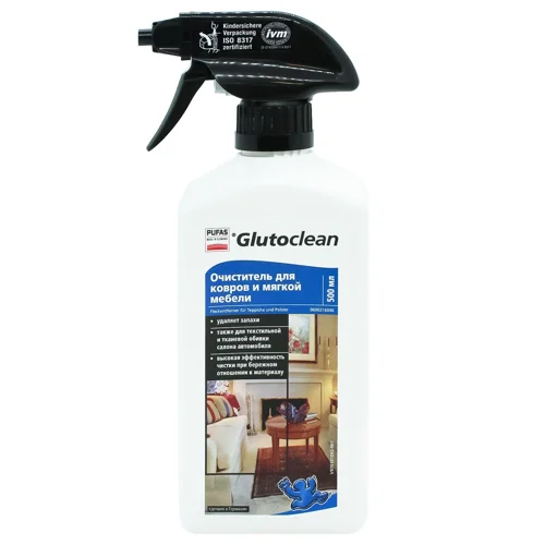 Очисник Glutoclean для килимів та м'яких меблів 0,5л