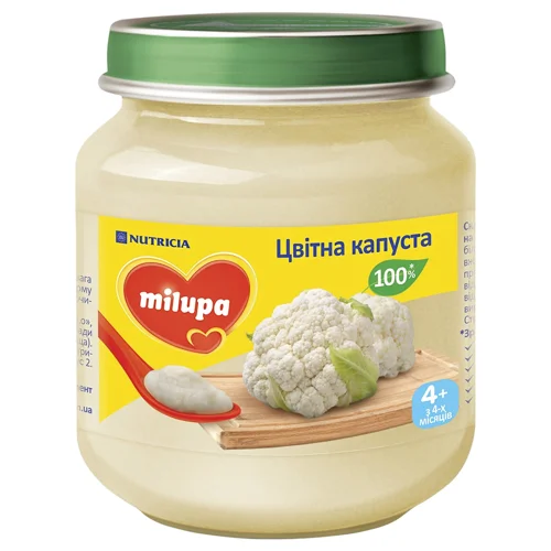 Пюре овочеве Milupa Цвітна капуста 125г