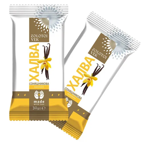 Халва Zolotoi Vek соняшникова ванільна