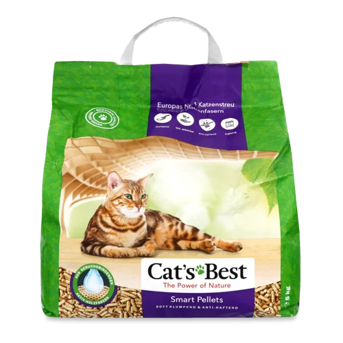 Підстилка Cat's Best Смарт Пеллет В/К 10л/5кг, Rettenmaier
