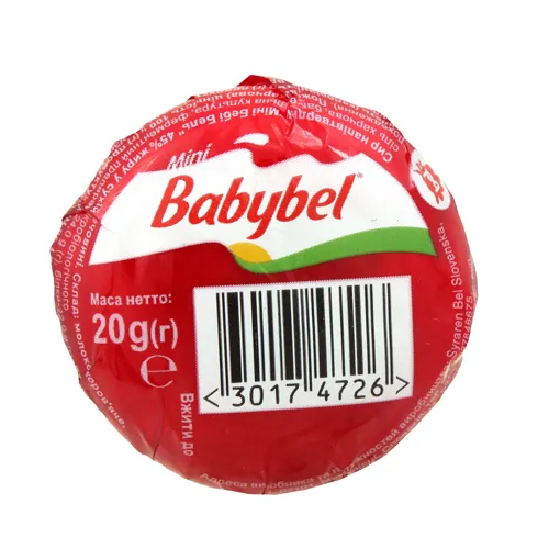 Сир 45% напівтвердий Mini Babybel м/у 20г