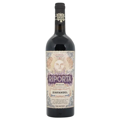 Вино Riporta Puglia Zinfandel червоне сухе 13,5% 0,75л