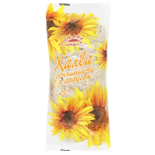 Халва Сонечко соняшникова з арахісом 400г