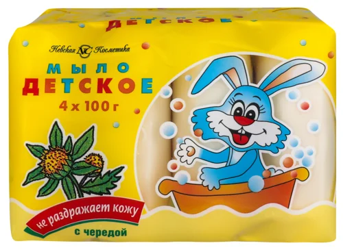 Дитяче Мило з Чередою, Невська Косметика, 400 г, натуральне