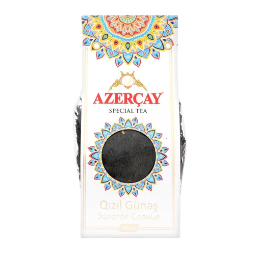 Чай чорний середньолистовий Золотое солнце Azercay м/у 100г