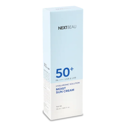 Крем Сонцезахисний Для Обличчя SPF 50+ Hyaluronic Solution Nextbeau, 55мл