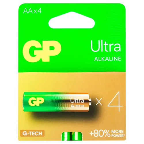 Батарейки GP Ultra Alkaline 1.5V AA 4шт