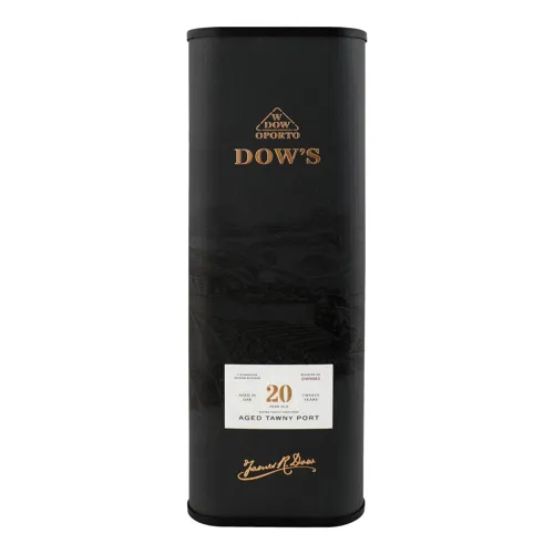 Портвейн 0.75л 20% червоний 20YO Tawny Port Dow`s тубус