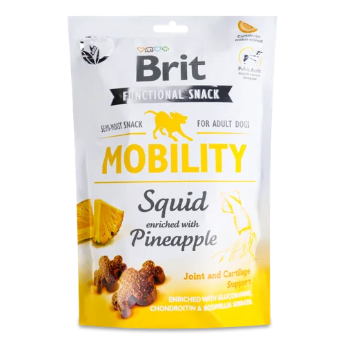 Додатковий Корм Для Собак Squid&Pineapple Mobility Brit, В/ґ, 150г