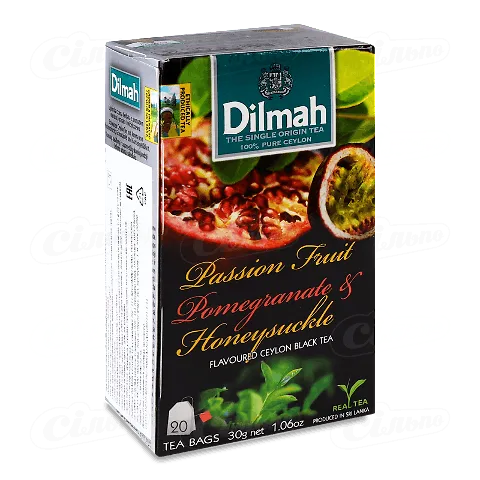 Чай чорний Dilmah з фруктами та квітами, 20*1,5г/уп
