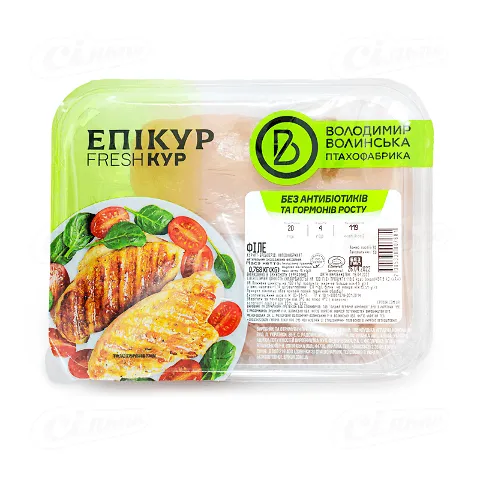 Філе куряче «Епікур» охолоджене, малий лоток, кг