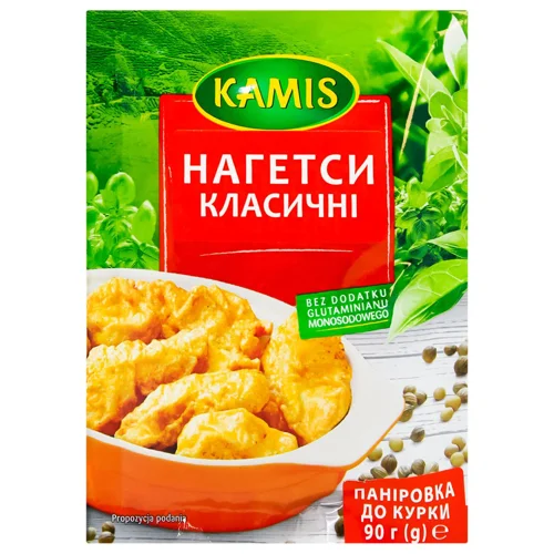 Паніровка Kamis Класичні нагетси до курки 90г