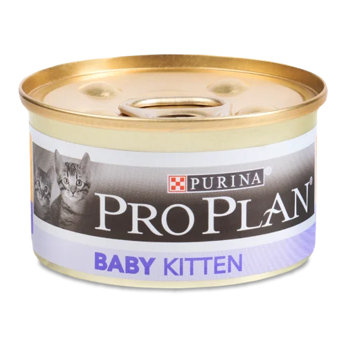 Мус для Кошенят З Куркою, Baby Kitten Pro Plan, з/б 85г