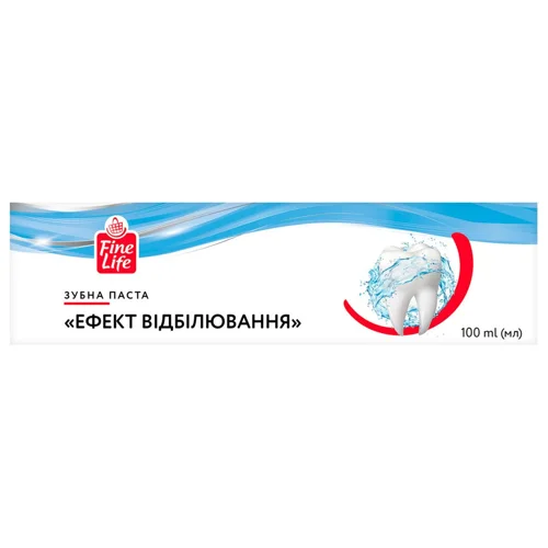 Зубна паста Fine Life Ефект відбілювання 100мл