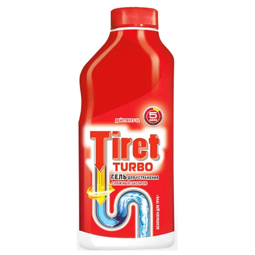Засіб для прочищення труб Tiret Turbo 500мл