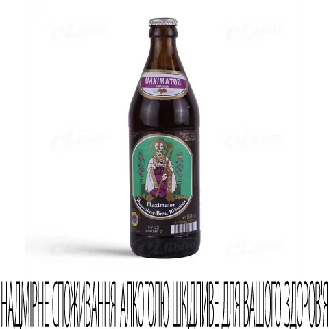 Пиво Augustiner Maximator янтарне, 0,5л