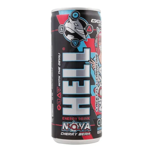 Напій енергетичний безалкогольний газований Nova Hell з/б 250мл
