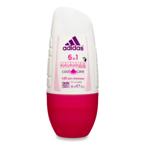 Дезодорант-антиперспірант Кульковий Cool&Care 6 in 1 Adidas 50мл