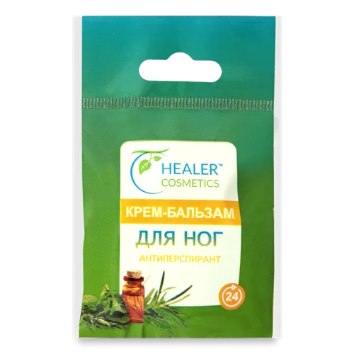 Крем-Бальзам Для Ніг Антиперспірант Healer Cosmetics, 10 г