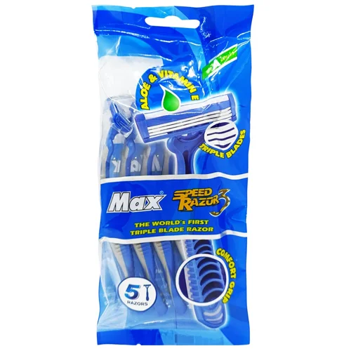 Бритви Max Speed Razor 3 чоловічі 5шт