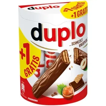 Вафлі Ferrero Duplo з горіховим кремом 182 г