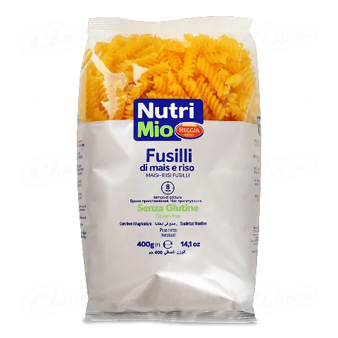 Вироби макаронні Nutri Mio Reggia «Фузіллі» без глютена, 400г