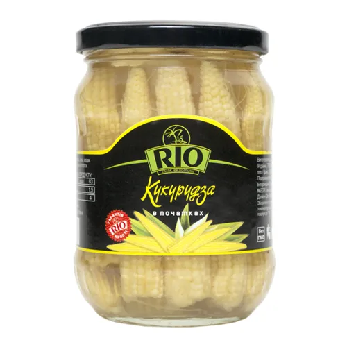 Кукурудза в початках Rio маринована 220г