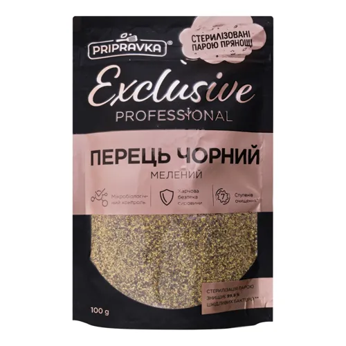 Перець чорний мелений Professional Pripravka д/п 100г