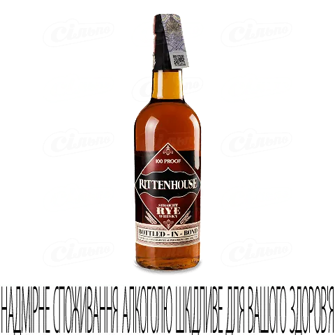 Віскі Rittenhouse Rye, 0,75л