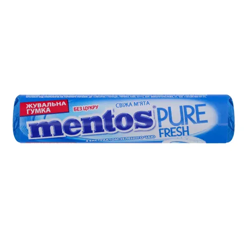 Жувальна гумка Mentos Pure Fresh М'ята 15,75г