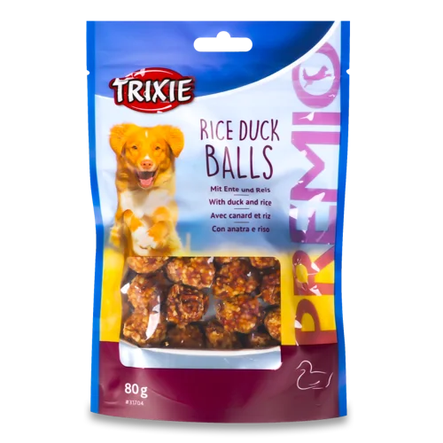 Ласощі Для Собак Кульки З Качкою І Рисом Premio Trixie, В/ґ, 80г
