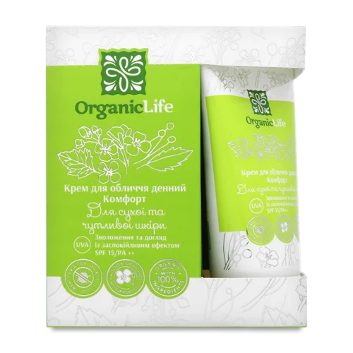 Крем для Обличчя Денний Комфорт Organic Life, Вищий Ґатунок
