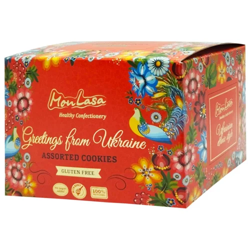 Печиво Монласа Петриківський розпис 240г без глютену к/у