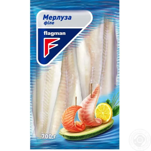Мерлуза філе Flagman без шкури свіжеморожена