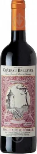 Вино червоне сухе Chateau Bellevue Rouge 0,750